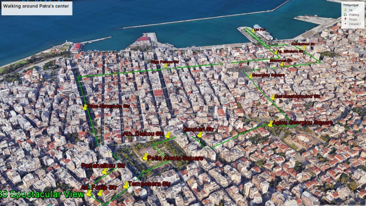360 Spectacular View Apartamento Patras Exterior foto